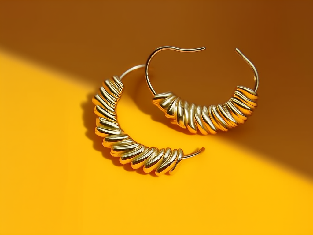 黄金耳环图片大全