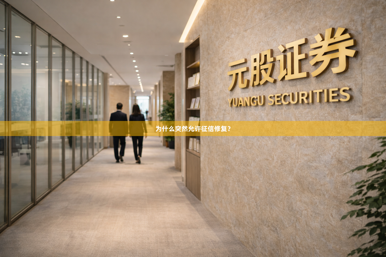 为什么突然允许征信修复？