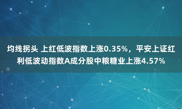 均线拐头 上红低波指数上涨0.35%，平安上证红利低波动指数A成分股中粮糖业上涨4.57%