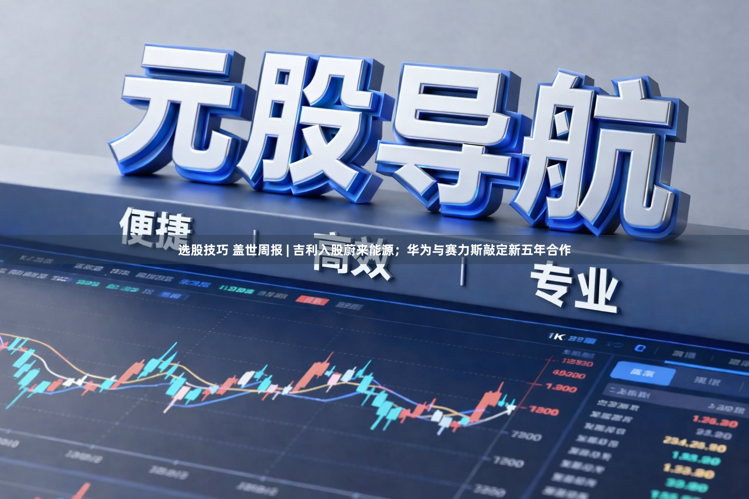 选股技巧 盖世周报 | 吉利入股蔚来能源；华为与赛力斯敲定新五年合作